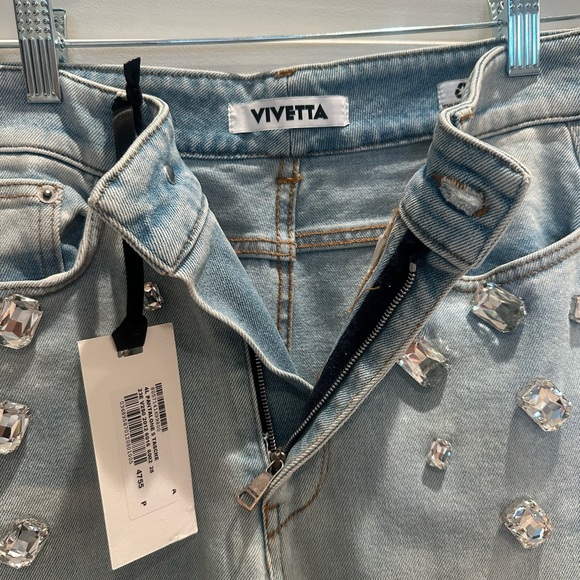 NWT VIVETTA JEWEL Blue Jeans - Picture 5 of 6